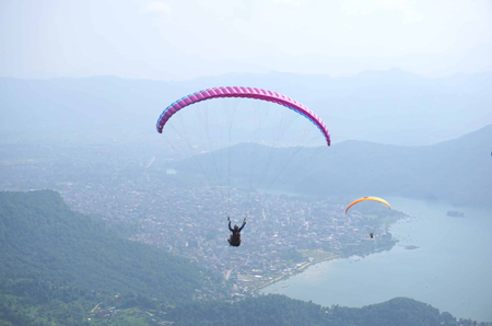 Paragliding Pokhara Nepal