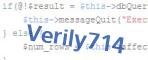 verification code